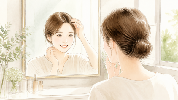 ヘアスカルプインクメイクで分け目やつむじの薄毛を自然にカバー